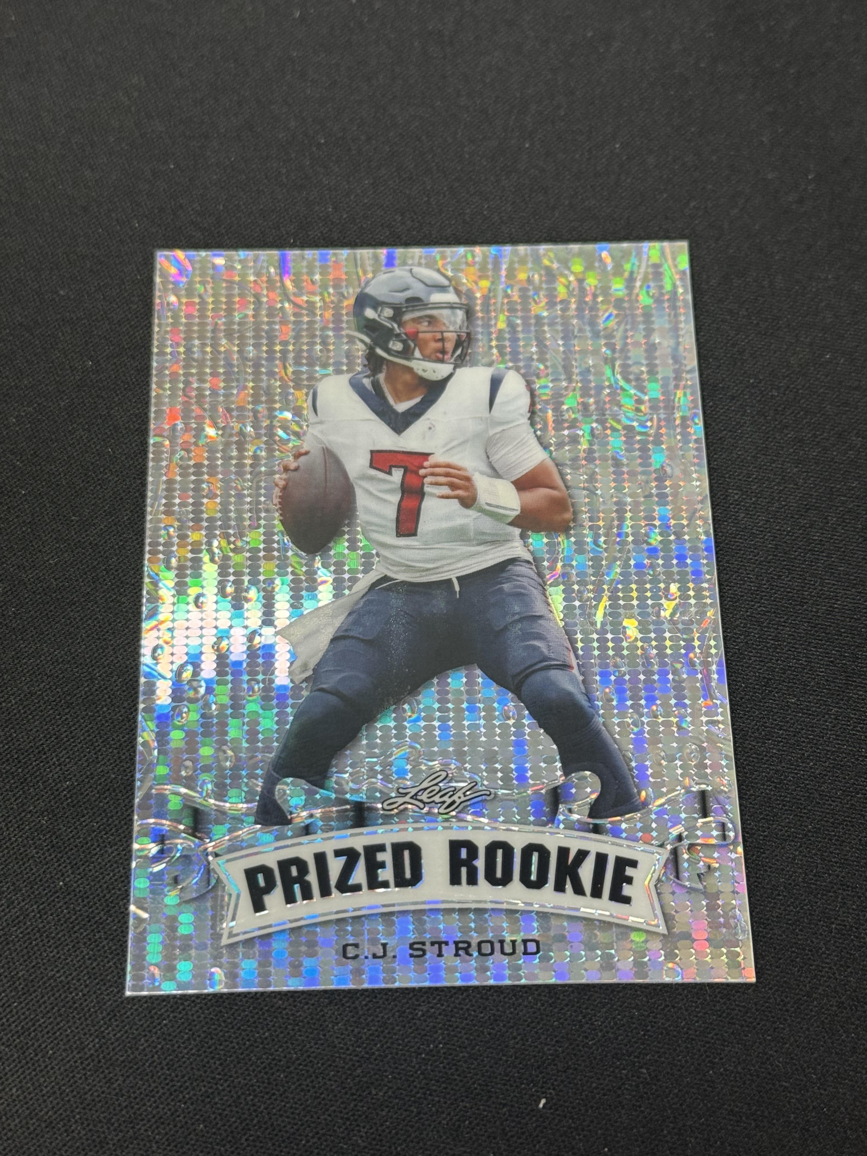 CJ Stroud 2023 Leaf Prized Metal Rookie /25 RC Texans