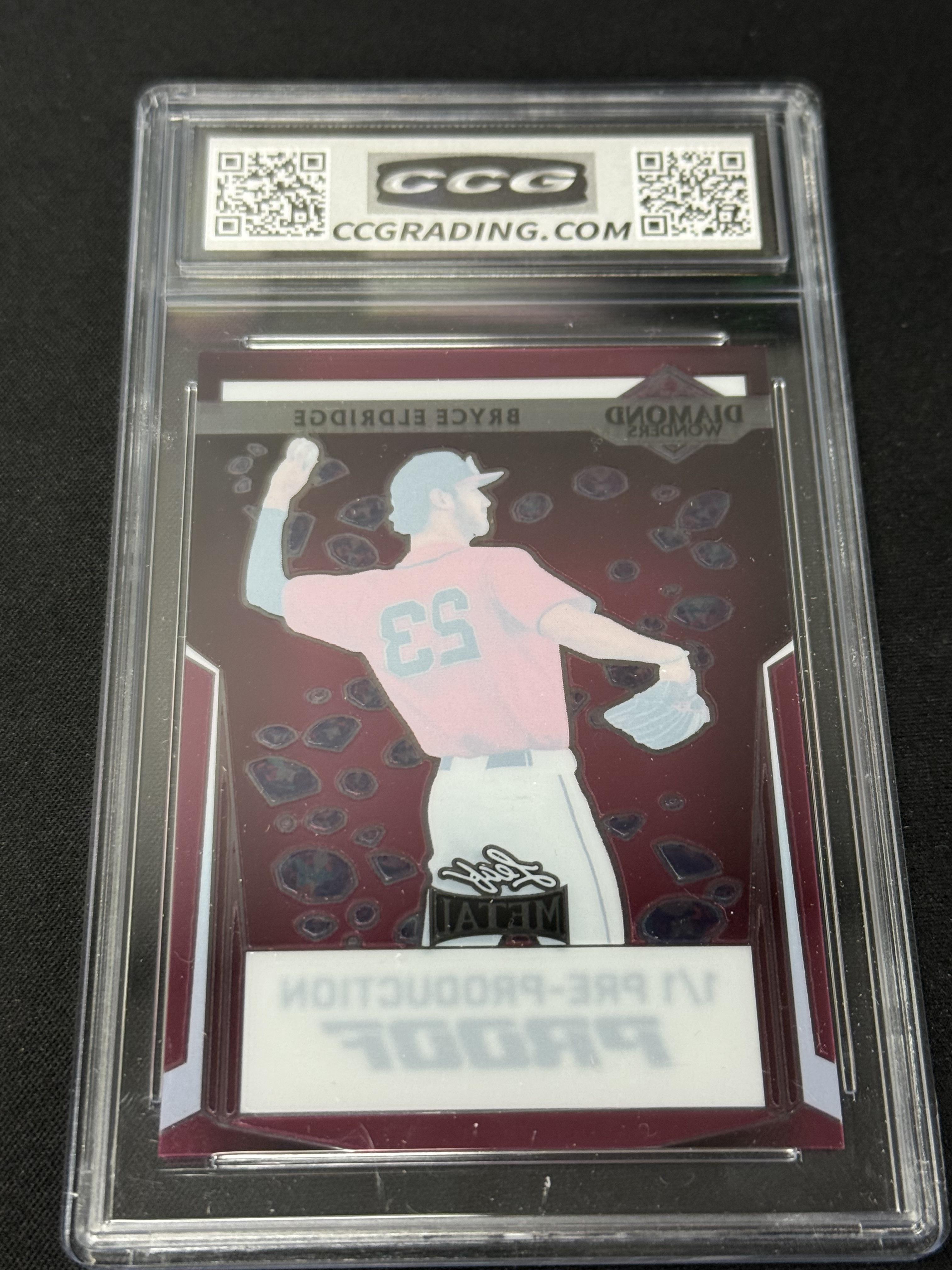 Bryce Eldridge 2024 LEAF ROOKIE PROOFS 1/1 CCG 10 Giants Rookie