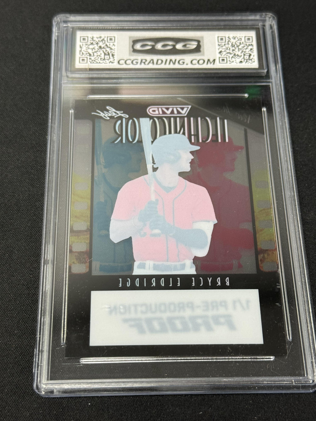 Bryce Eldridge 2024 LEAF ROOKIE PROOFS 1/1 CCG 10 Giants Rookie