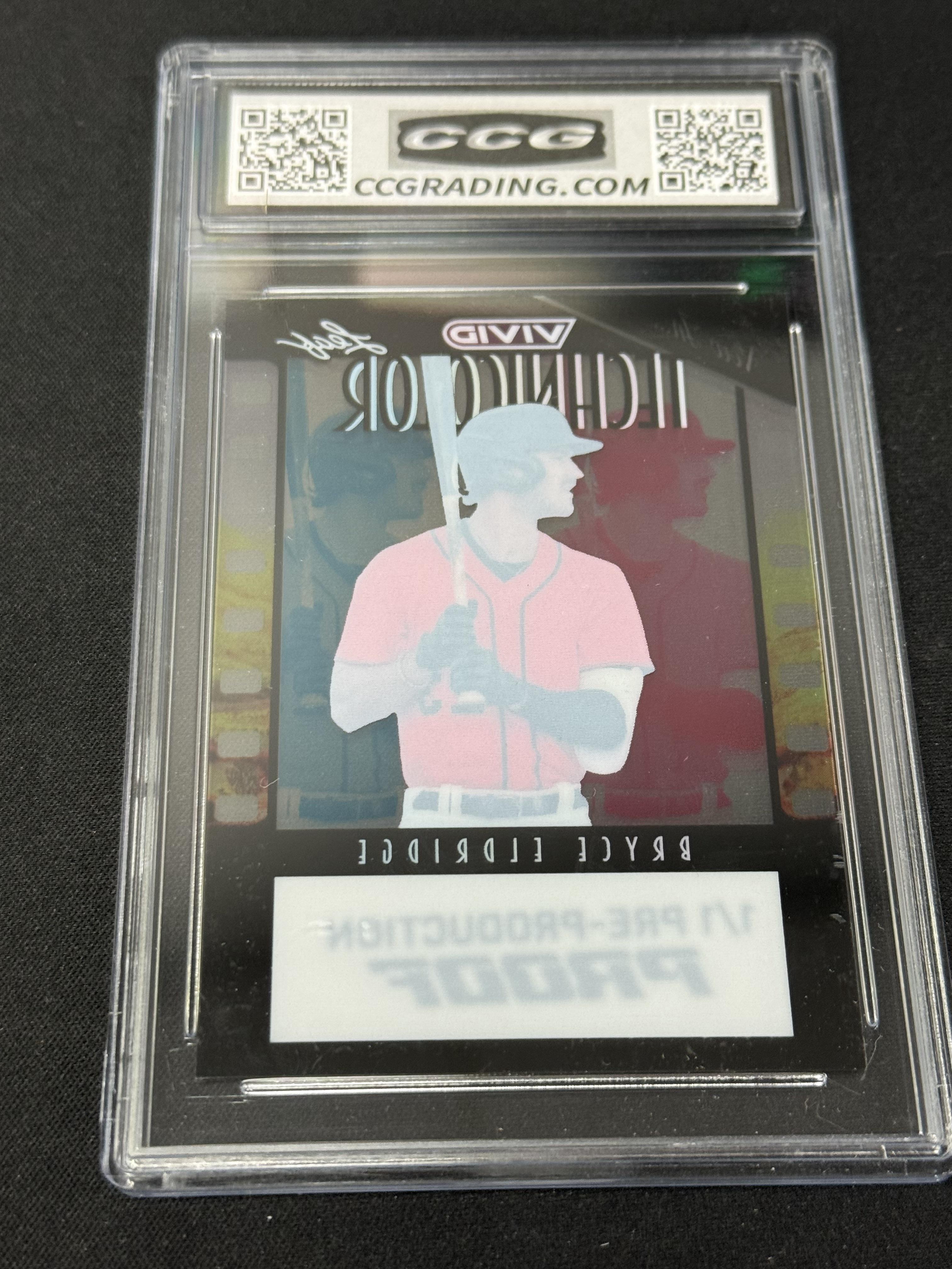 Bryce Eldridge 2024 LEAF ROOKIE PROOFS 1/1 CCG 10 Giants Rookie