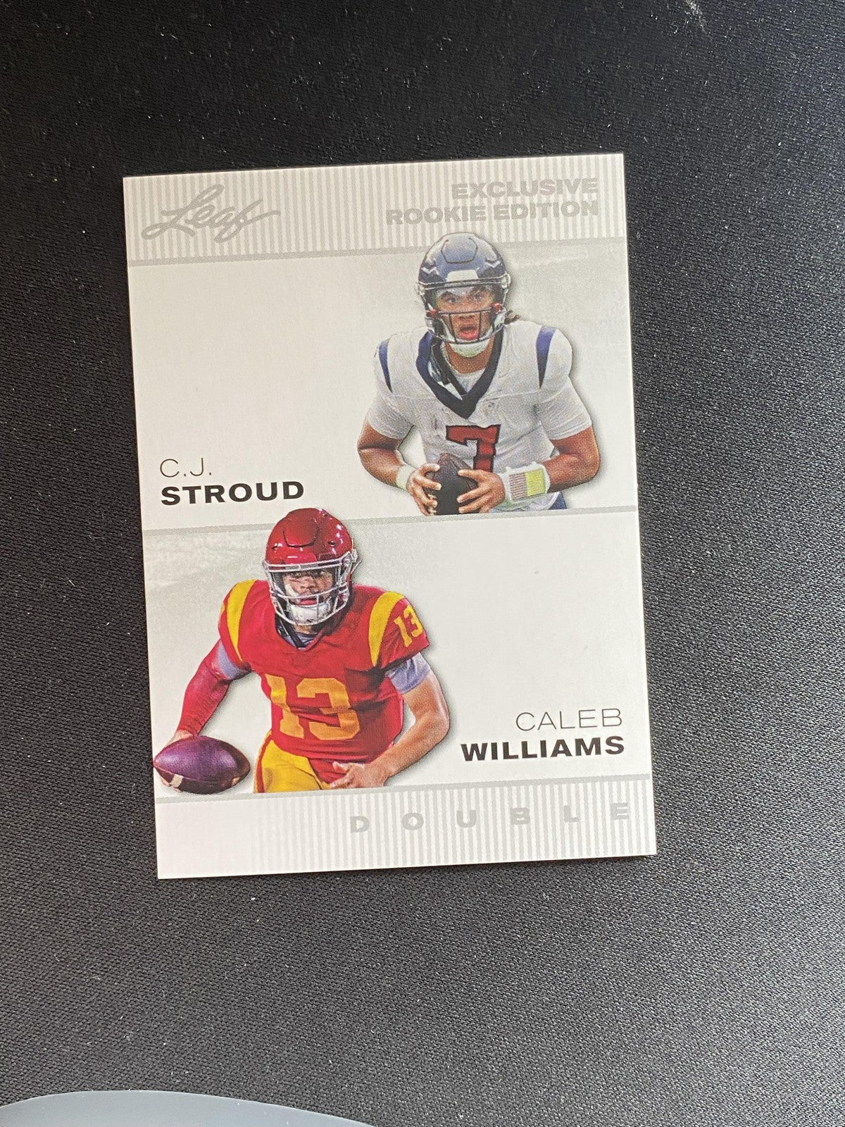 CJ Stroud / Caleb Williams 2024 Leaf Exclusive Edition ELE02 Dual RC  10 Count