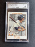 Bryce Harper 2011 MultiAd Sports Hagerstown Suns CCG 10 RC