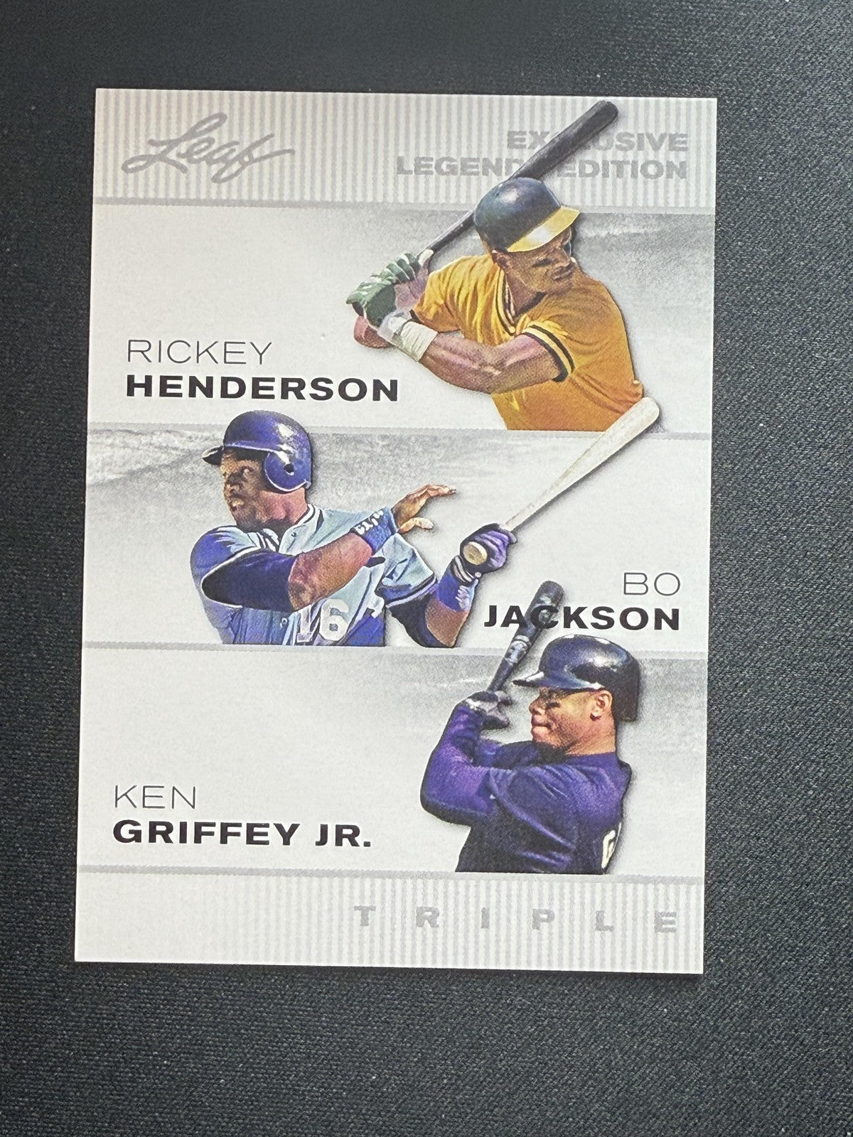 Henderson / Jackson / Griffey 2024 Leaf Exclusive  Edition Trio RC 10 count lot