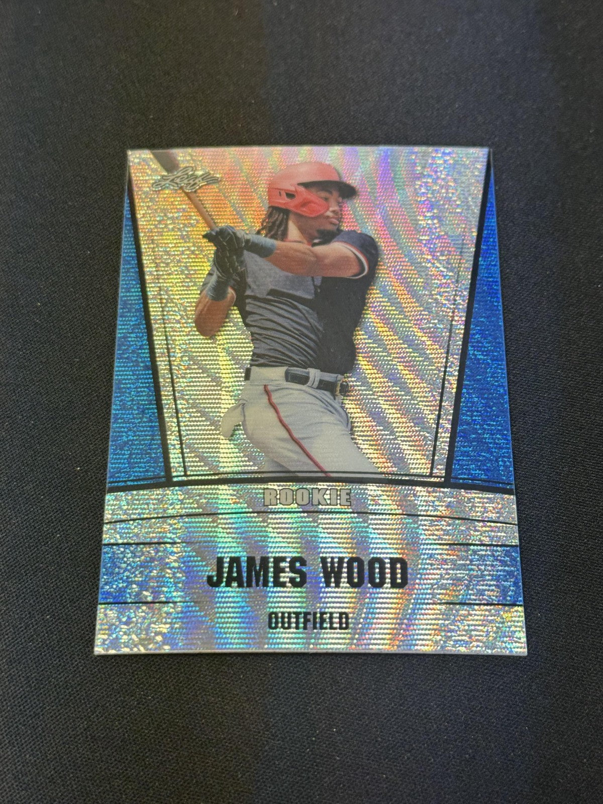 James Wood 2024 Leaf Metal Rookie Blue /20 RC Nationals