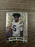 Jayden Daniels 2024 Leaf Prized Metal Rookie /25 RC Commanders