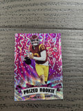 Caleb Williams 2023 Leaf Prized Metal Rookie Pink /10 RC Bears