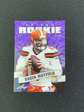 Baker Mayfield 2020 Leaf Rookie Purple /10 RC Buccaneers