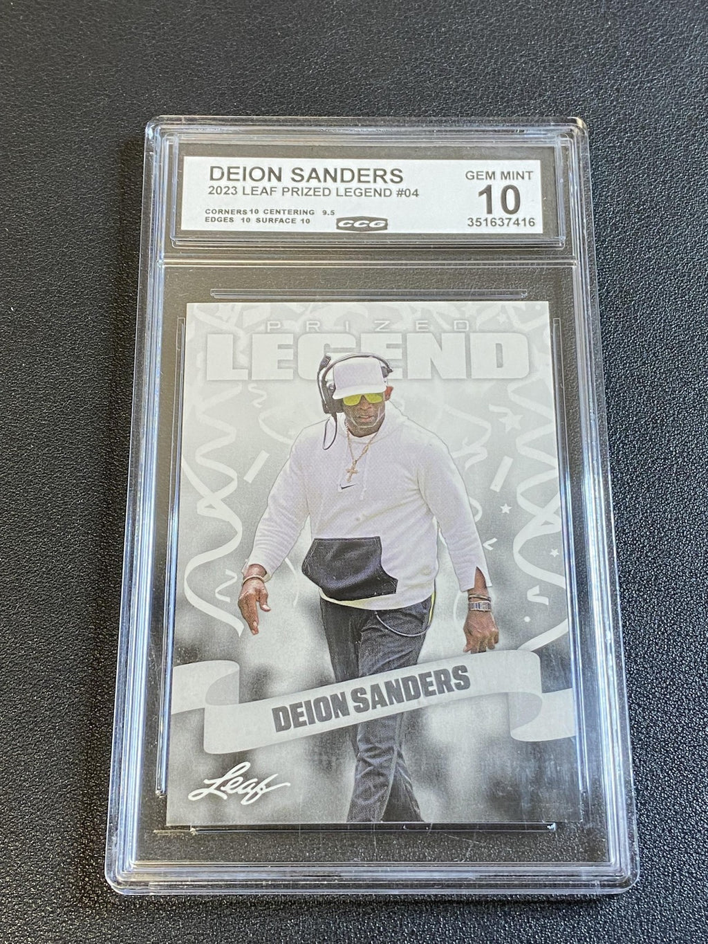 Deion Sanders 2023 Leaf Prized Legend CCG 10 Colorado