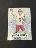Jayden Daniels 2024 Leaf Prized Metal Rookie Silver /25 RC Washington Commanders