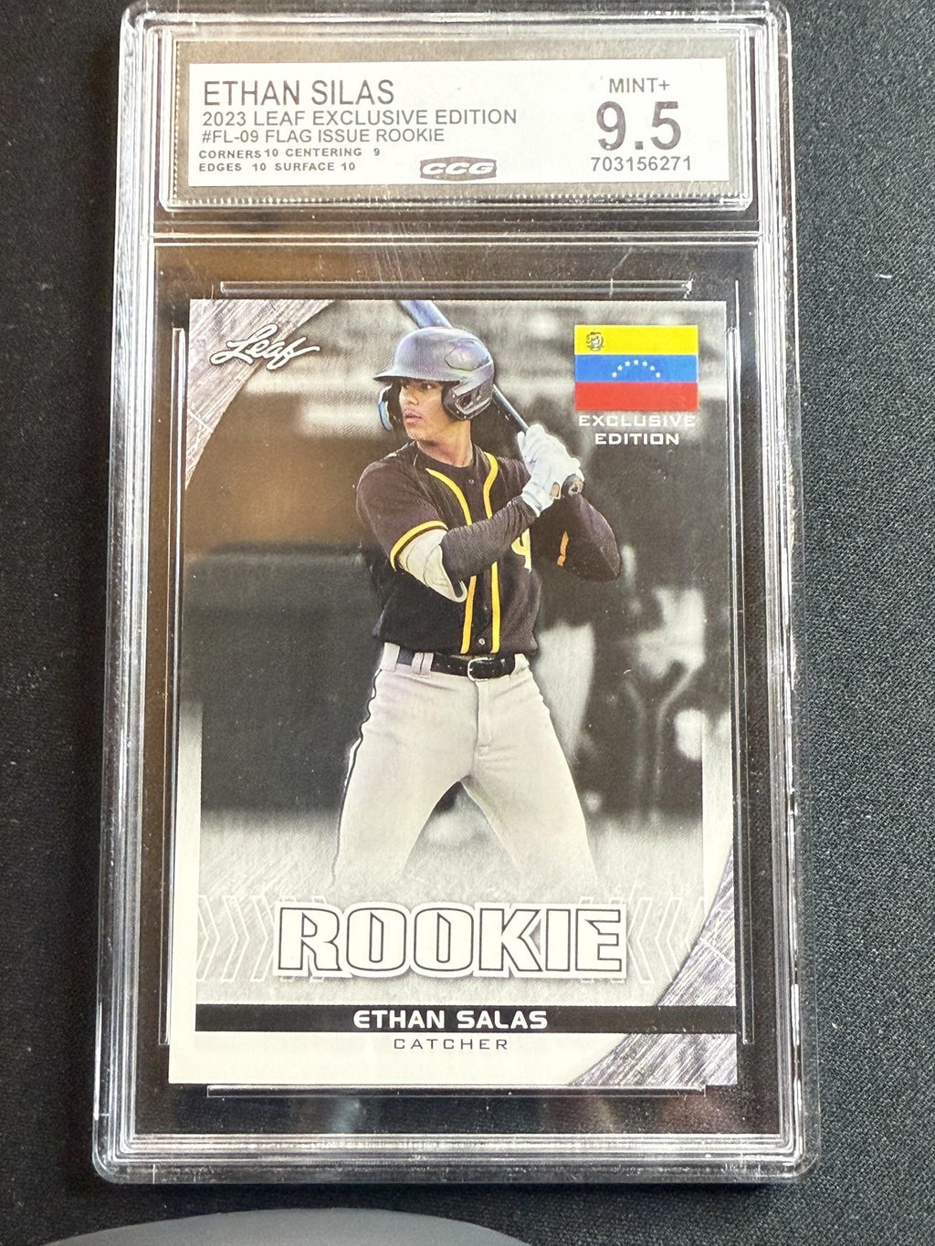 Ethan Salas 2023 Leaf Flag Edition CCG 9.5 RC