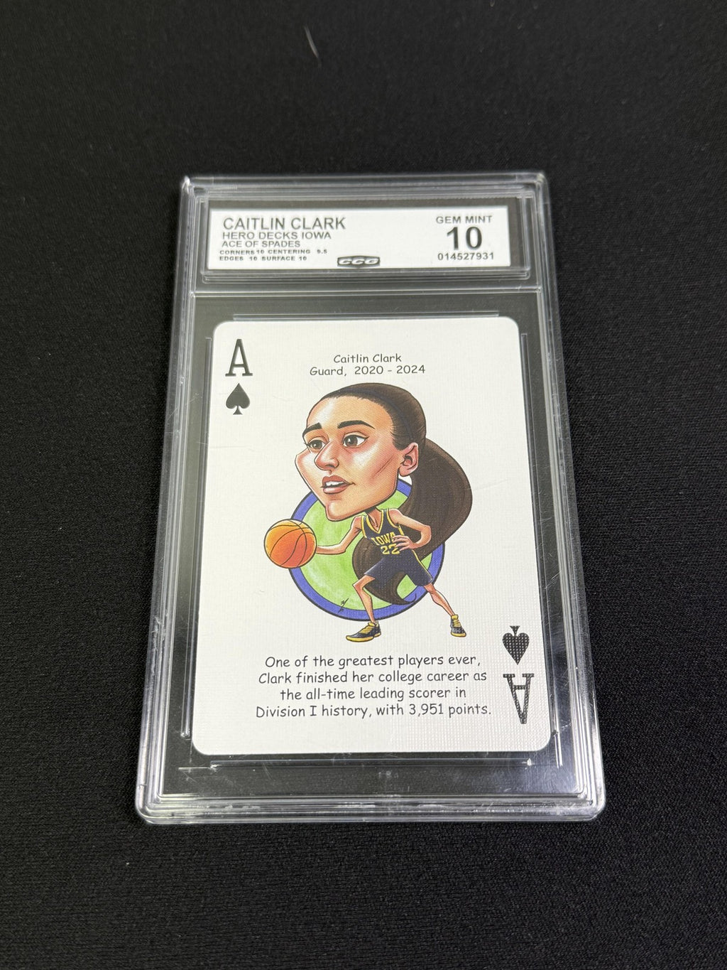Caitlin Clark Hero Decks Iowa Hawkeyes CCG 10
