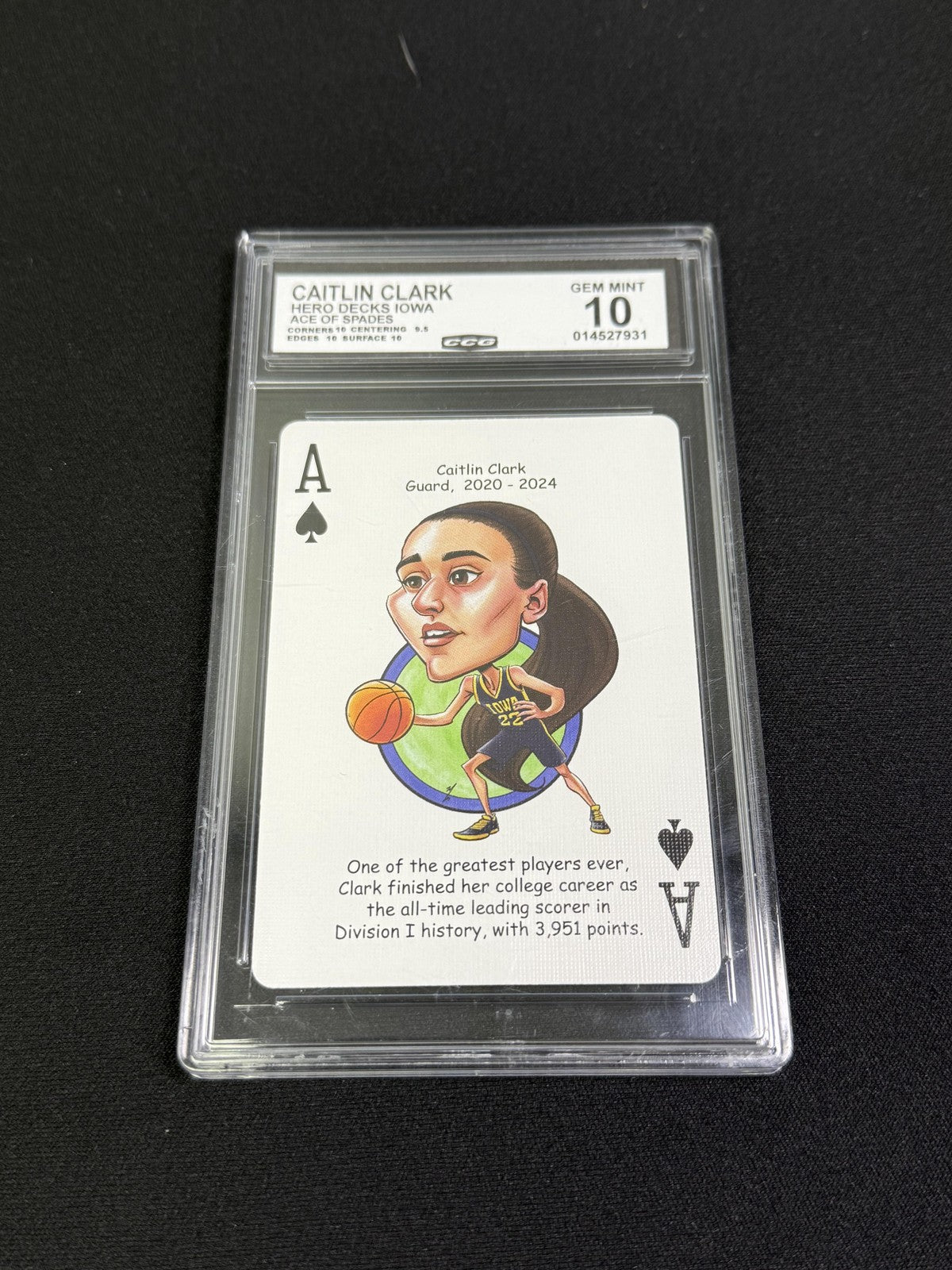 Caitlin Clark Hero Decks Iowa Hawkeyes CCG 10
