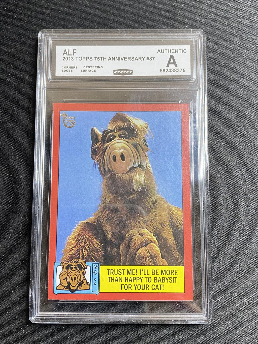 Alf 2013 Topps 75th Anniversary 87 CCG MINT AUTHENTIC