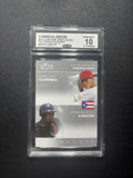 Carlos Correa / Francisco Lindor 2012 Leaf Rize Dual CCG 10 RC
