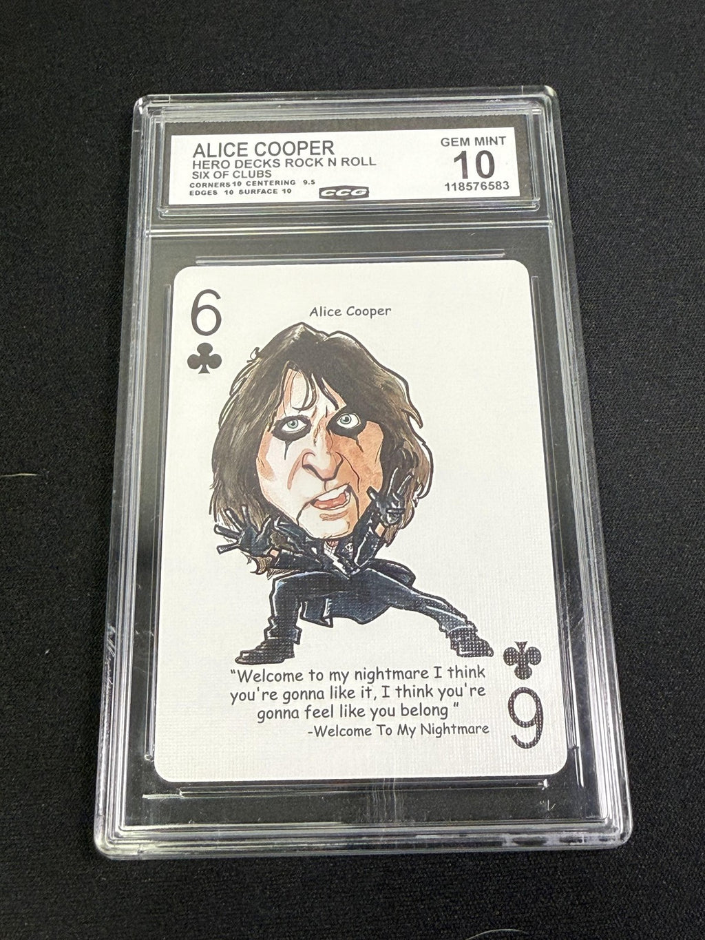 Alice Cooper Hero Decks Rock N Roll CCG 10