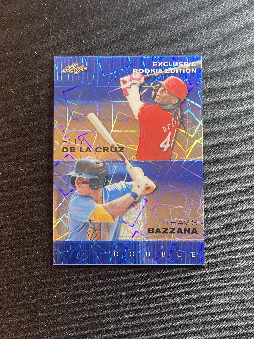 De La Cruz / Bazzana 2024 Leaf Exclusive Metal Dual Blue /20 RC