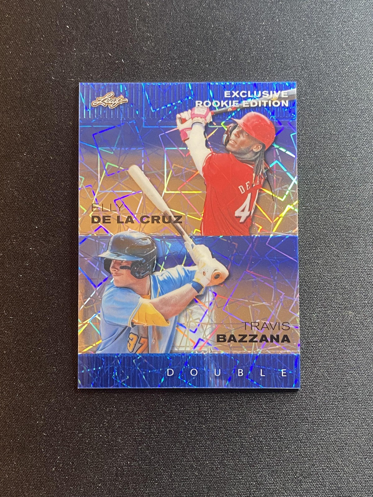 De La Cruz / Bazzana 2024 Leaf Exclusive Metal Dual Blue /20 RC