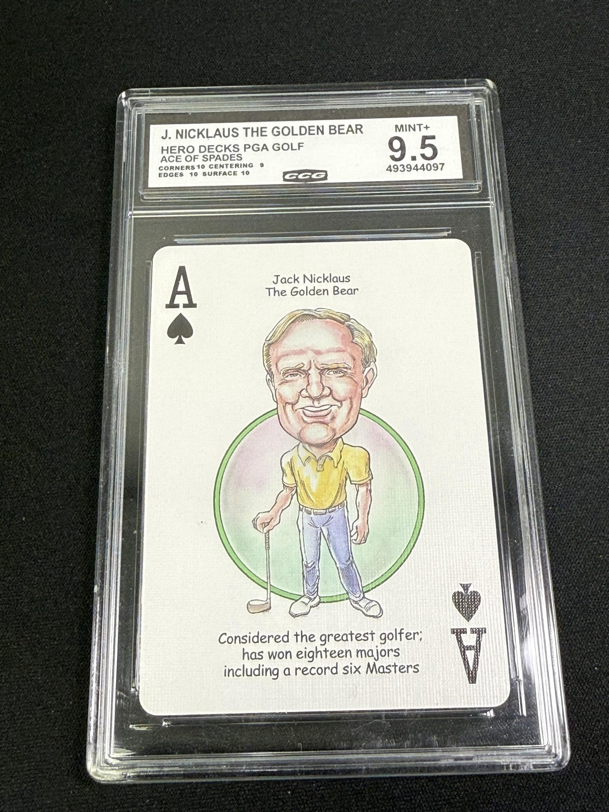 Jack Nickalus Hero Decks PGA Golf CCG 9.5