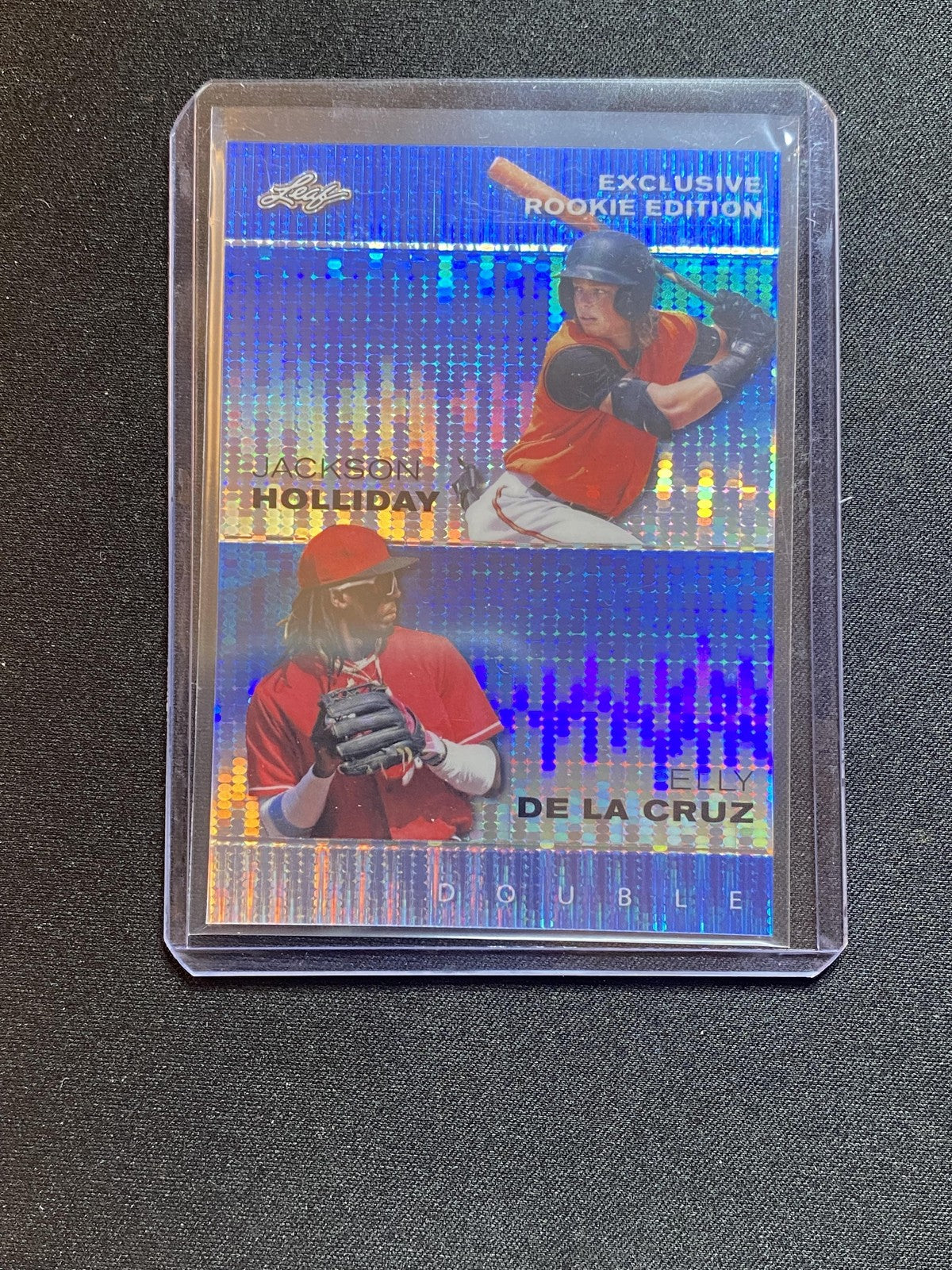 Holliday / De La Cruz 2024 Leaf Exclusive Metal Dual ERE04 Blue /20 RC
