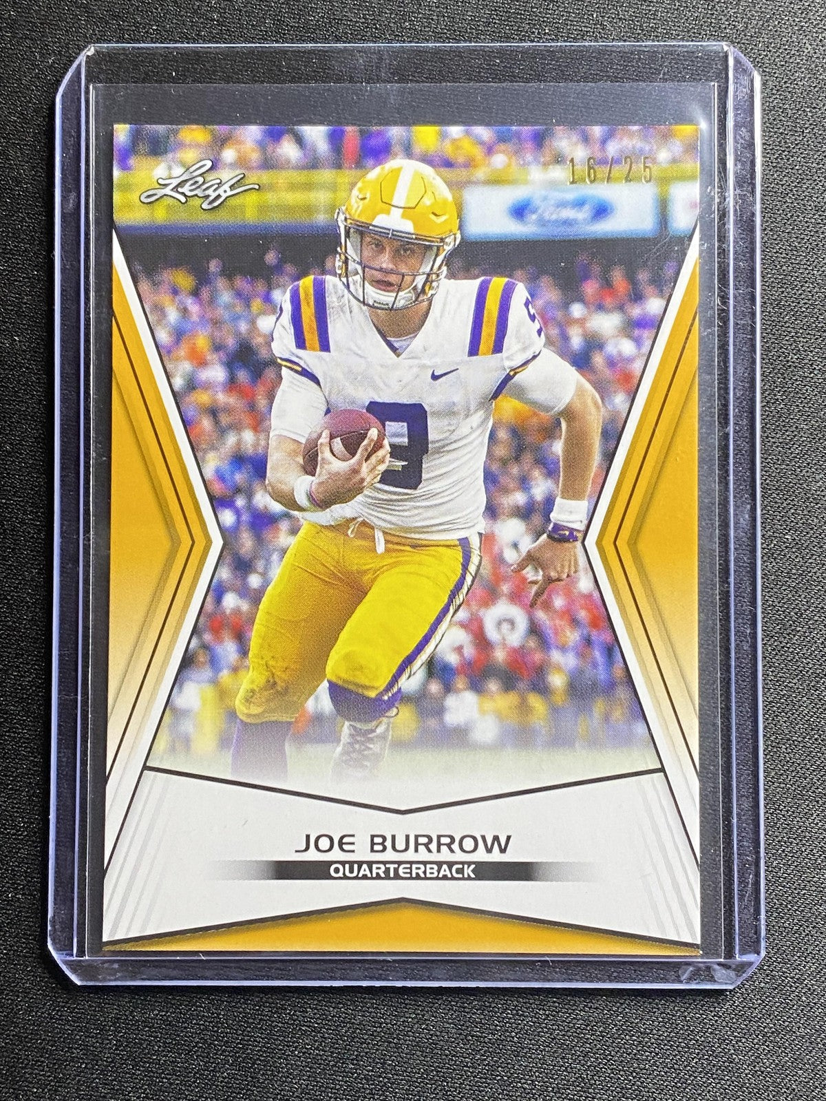 Joe Burrow 2020 Leaf Football TP04 /25 RC