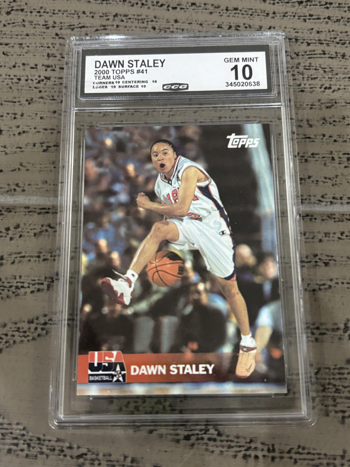 Dawn Staley 2000 Topps Team USA 41 CCG 10