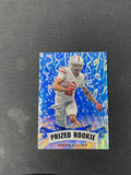 Emeka Egbuka 2023 Leaf Metal Prized Rookie Blue Wave /20 RC Buccaneers