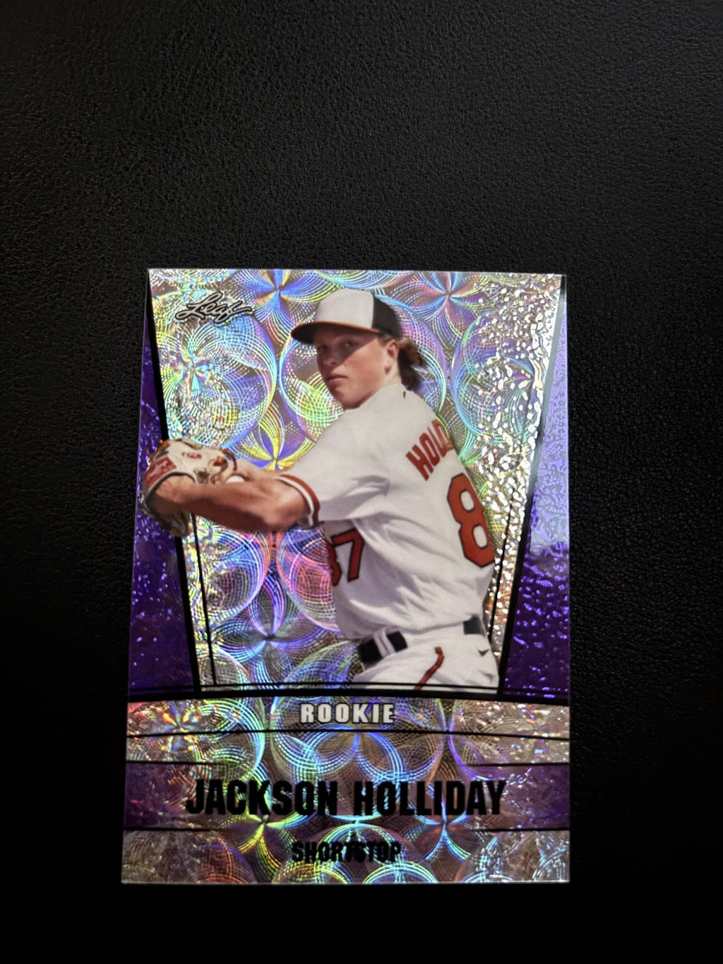 Jackson Holliday 2023 Leaf Metal Rookie RS39 Purple /15 RC