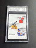 De La Cruz / Henderson / Jackson 2024 Leaf Legend Trio CCG 10