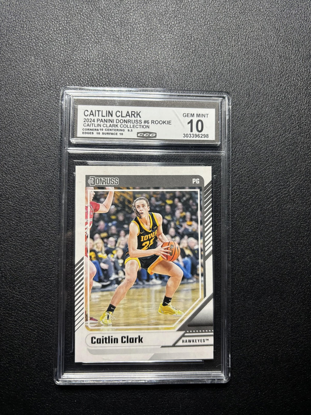 Caitlin Clark 2024 Panini Caitlin Clark Collection 2024 Rookie CCG 10
