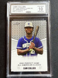 Cam Collier 2021 Leaf Perfect Game CCG 10 RC