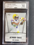 Ja'Marr Chase 2021 Leaf Draft Rookie RS01 CCG 10 RC