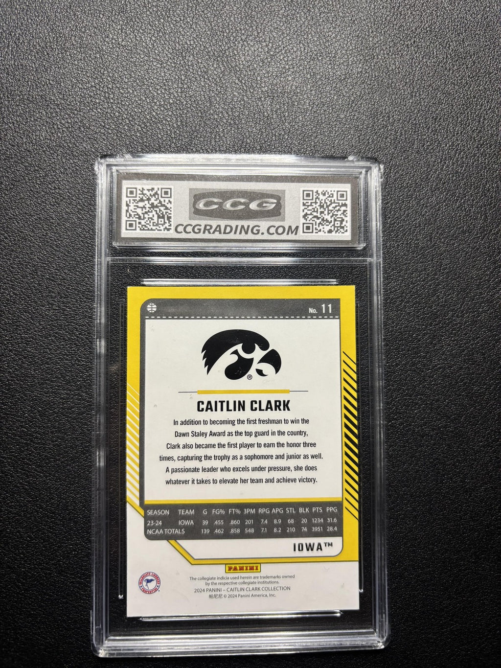 Caitlin Clark 2024 Panini 2024 Panini Caitlin Clark Collection CCG 10