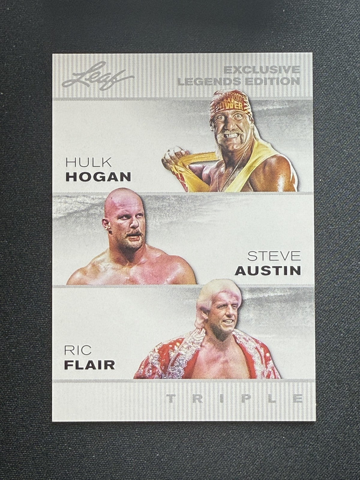 Hogan / Austin / Flair 2024 Leaf Exclusive Legends Edition Trio RC 10 count lot