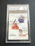 Griffey Jr / Pujols / Cabrera 2024 Leaf Dual Legend CCG 10