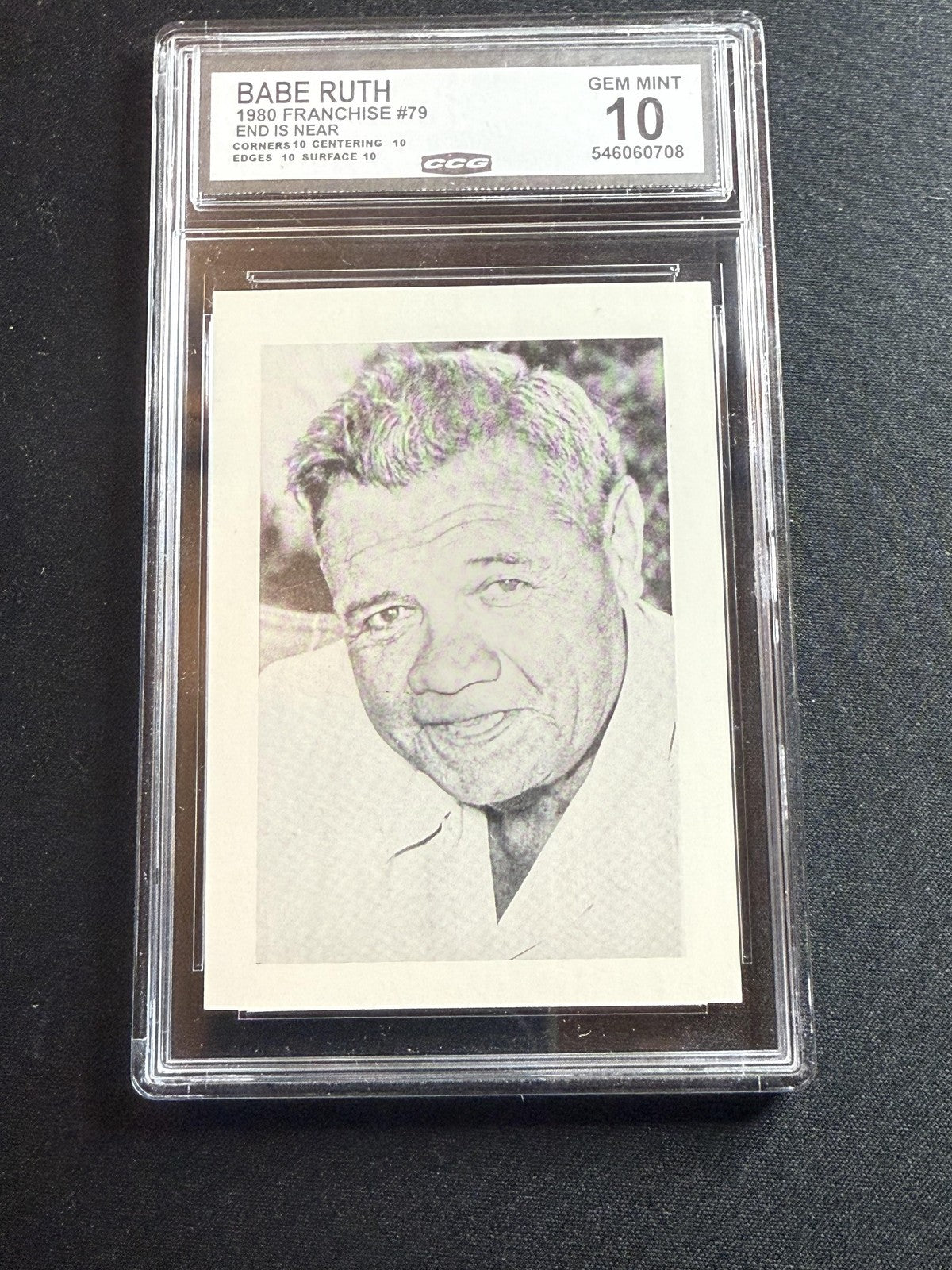 Babe Ruth 1980 Franchise End is Near CCG 10 RC