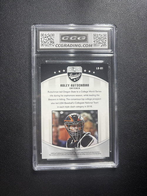Adley Rutschman 2019 Leaf Baseball CCG 10 RC