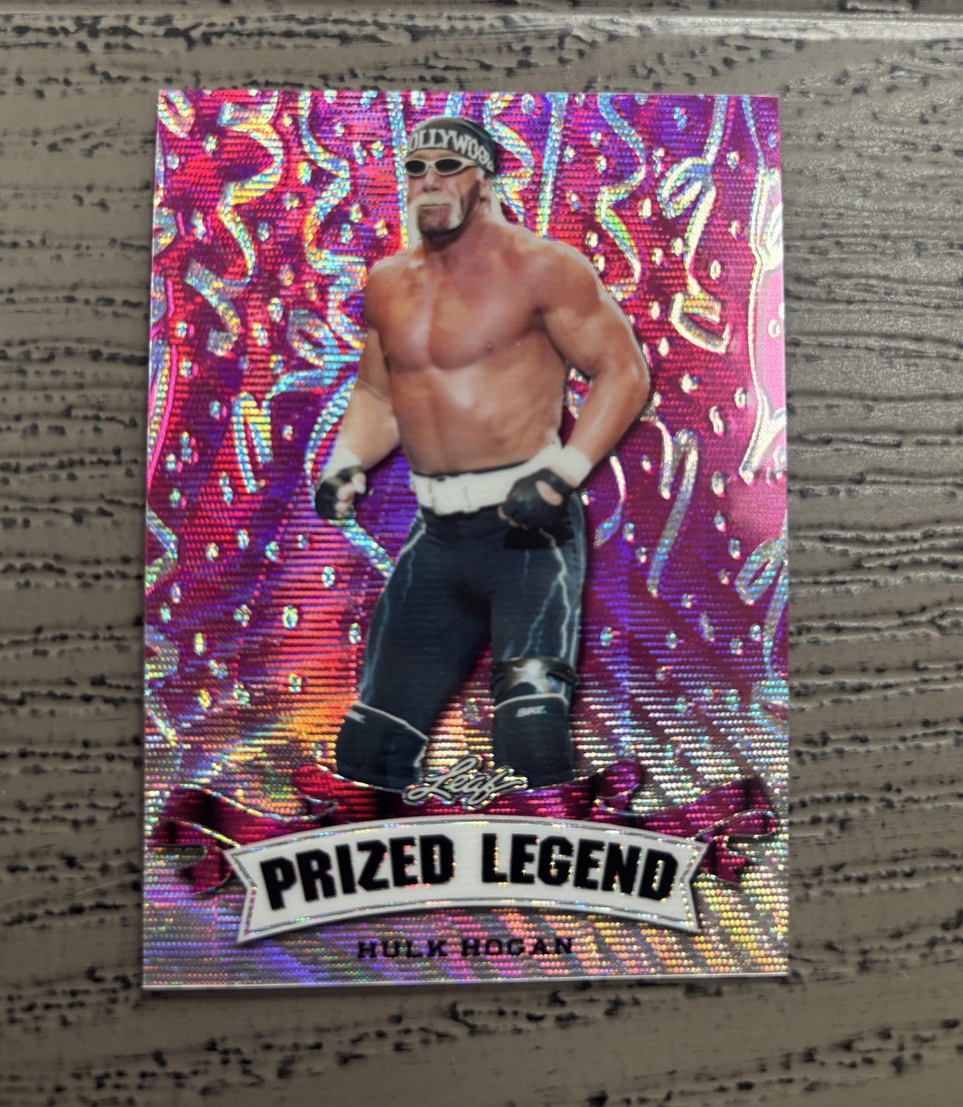 Hulk Hogan 2023 Leaf Prized Legend Metal Pink /10 RC