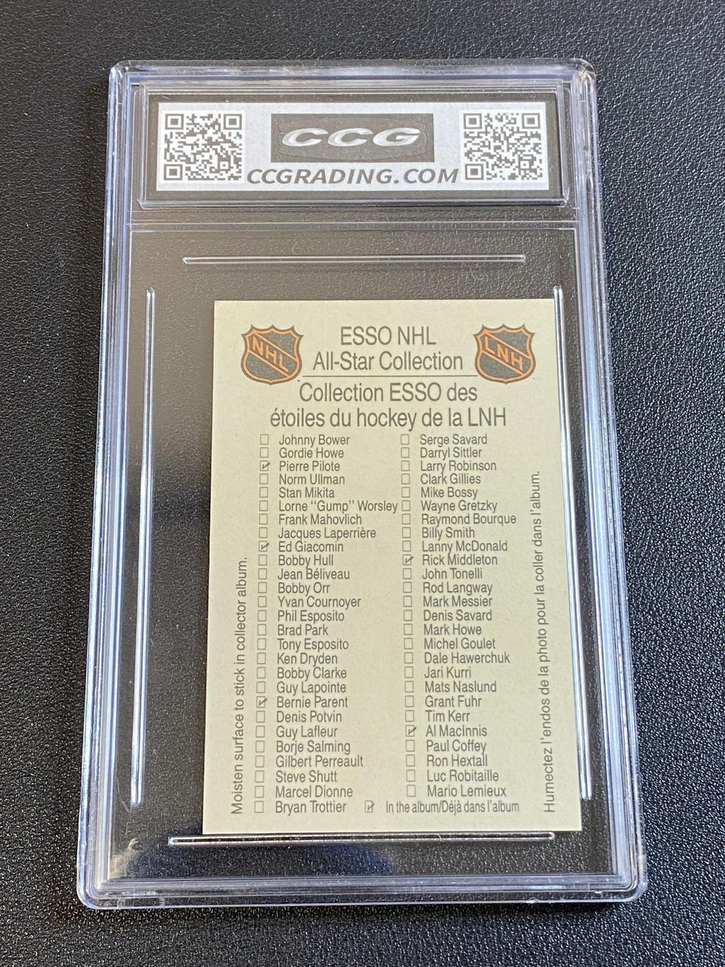 Bobby Hull 1988 Esso NHL CCG 10 Blackhawks
