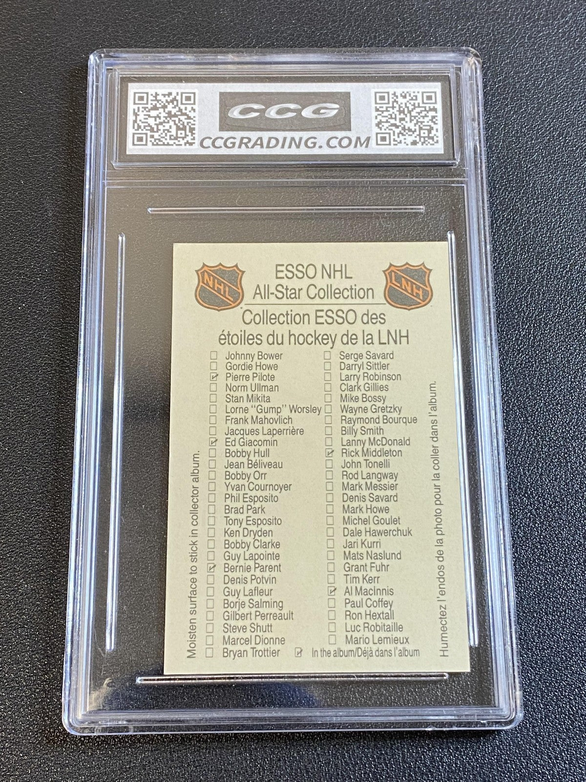 Bobby Hull 1988 Esso NHL CCG 10 Blackhawks
