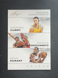 Curry / Giannis / Durant 2024 Leaf Exclusive Legends Edition Trio RC 10 count lo