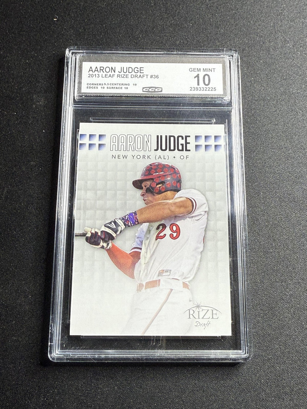 Aaron Judge 2019 Leaf Rize 36 CCG 10