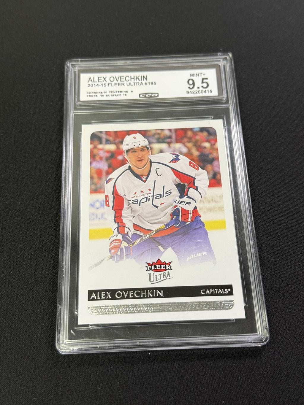 Alex Ovechkin 2014 2014-15 Ultra 195 Gold Medallion CCG 9.5 Capitals Rookie