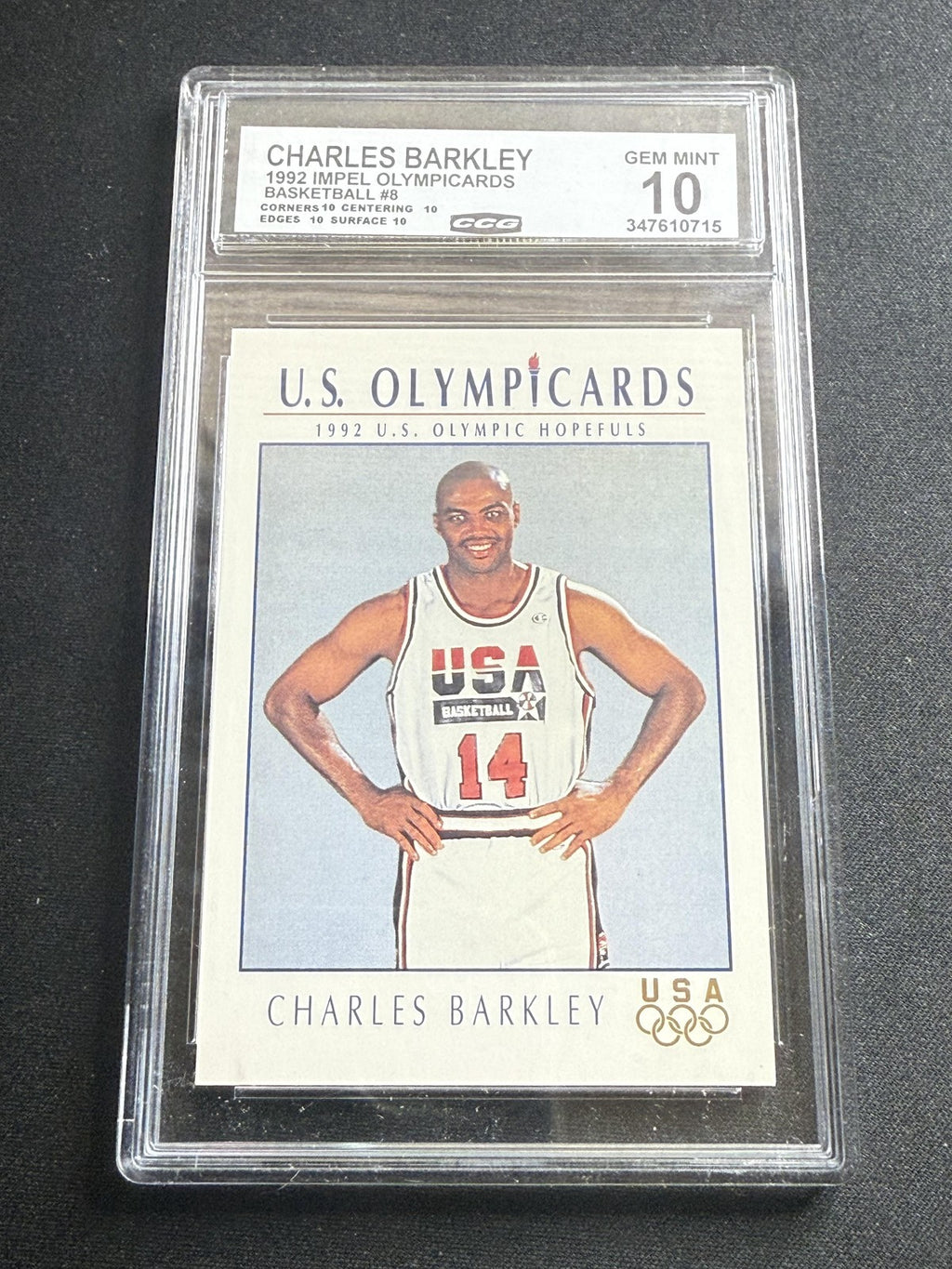 Charles Barkley 1992 Impel Olympicards CCG 10 USA