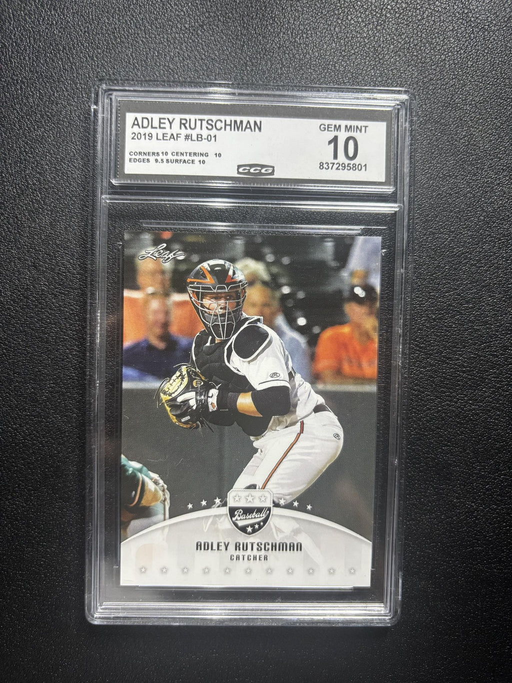 Adley Rutschman 2019 Leaf Baseball CCG 10 RC