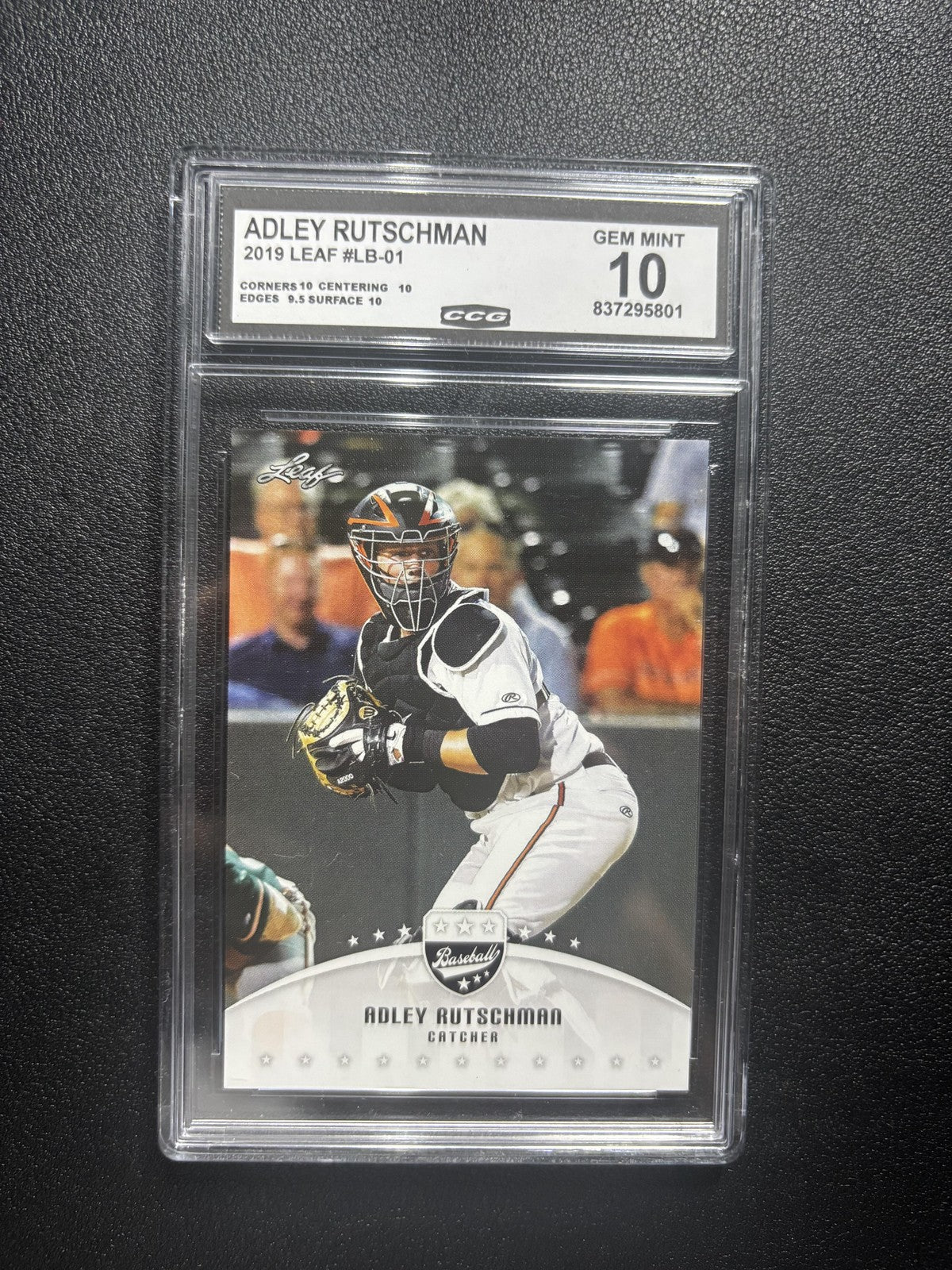 Adley Rutschman 2019 Leaf Baseball CCG 10 RC