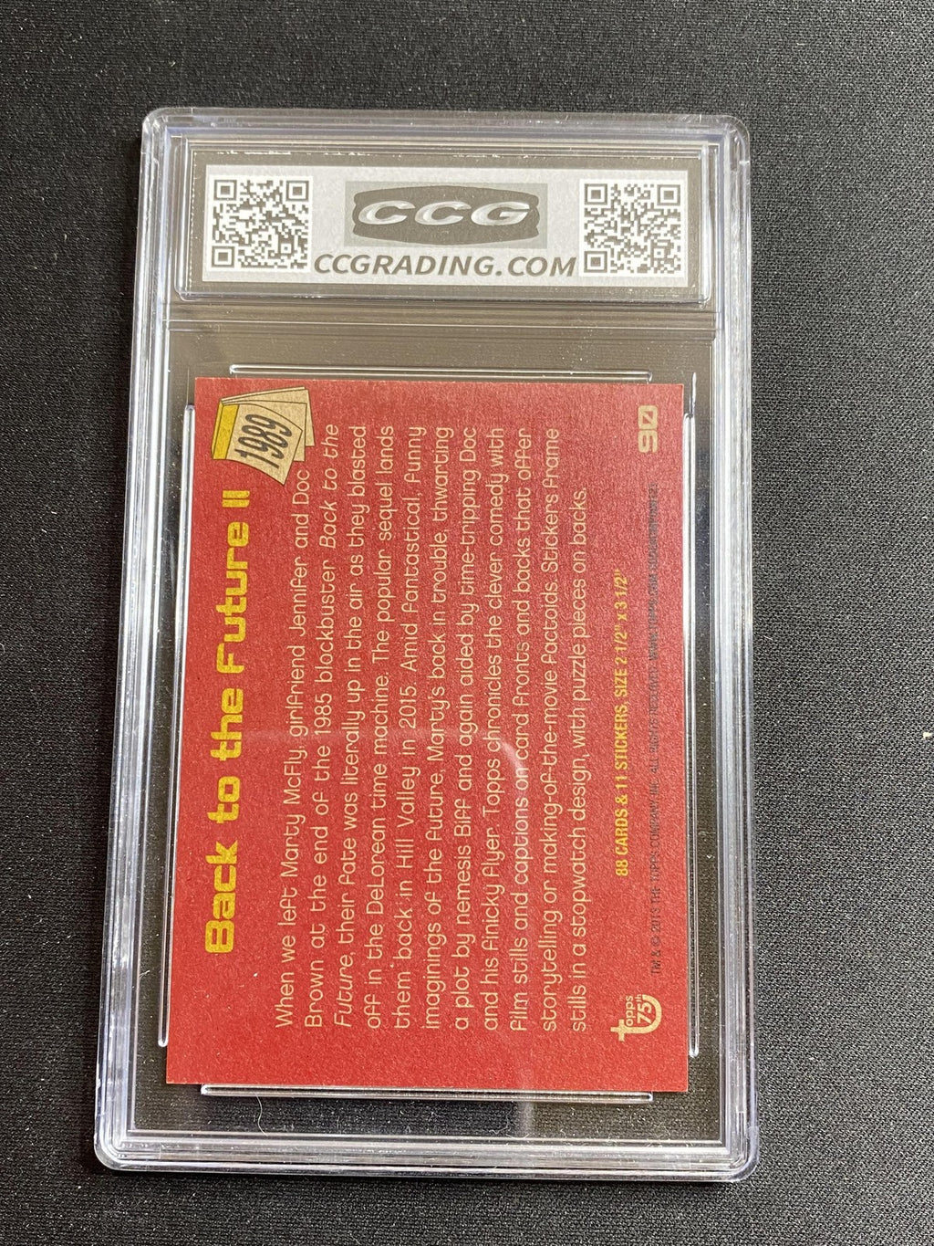 Back To The Future II 2013 Topps 75th Anniversary 90 CCG MINT AUTHENTIC