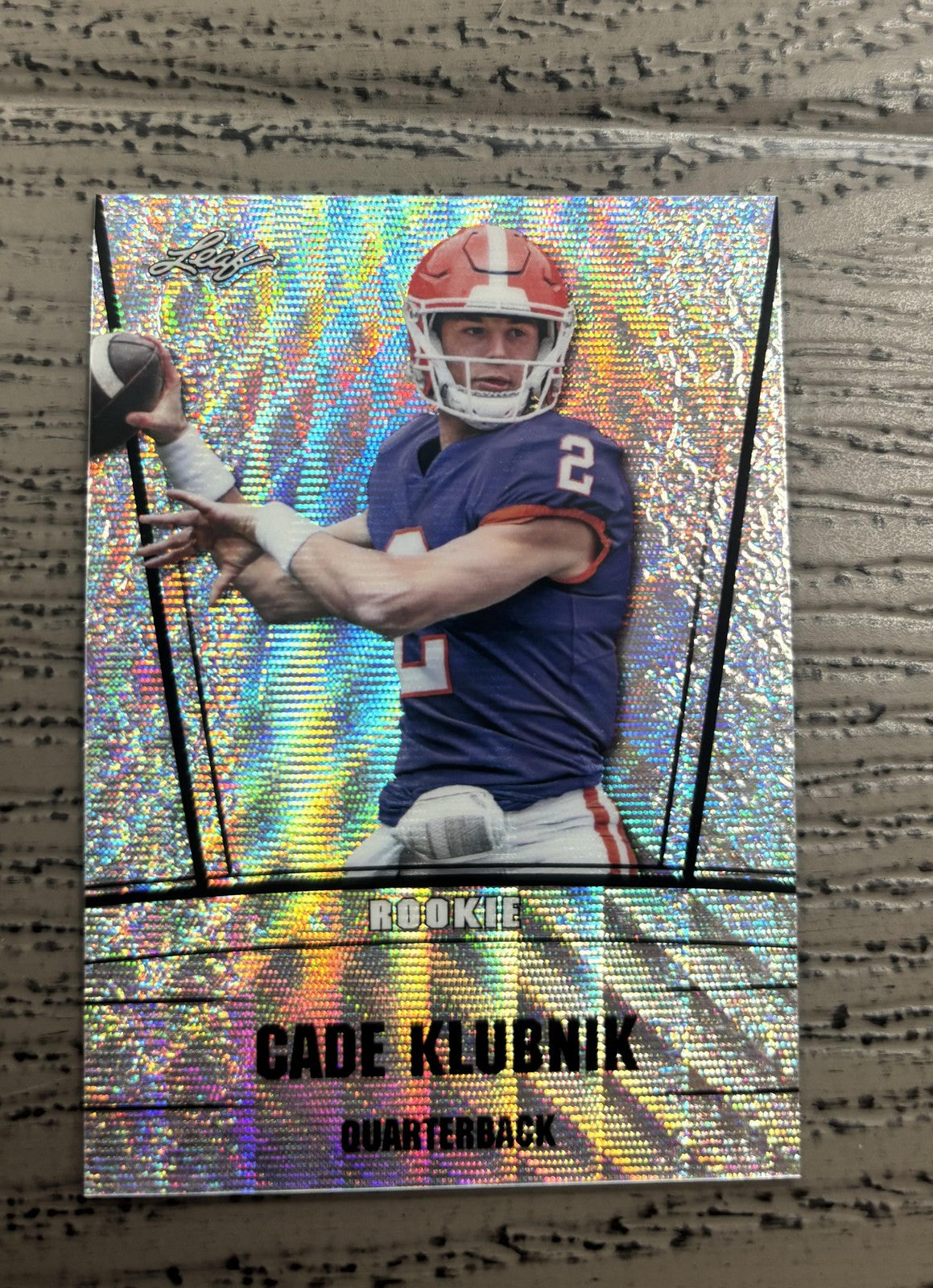 Cade Klubnik 2023 Leaf Metal Rookie /25 RC Clemson