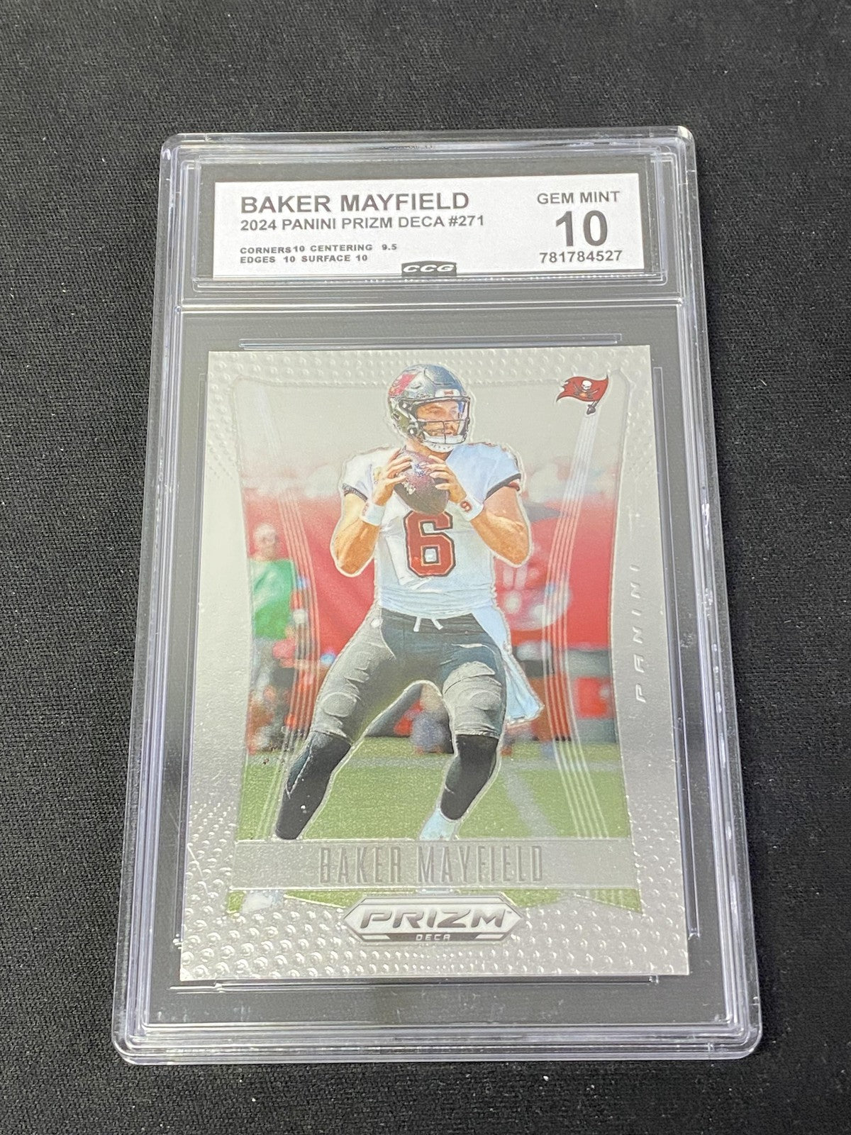 Baker Mayfield 2024 Panini Prizm Deca CCG 10 Buccaneers Rookie