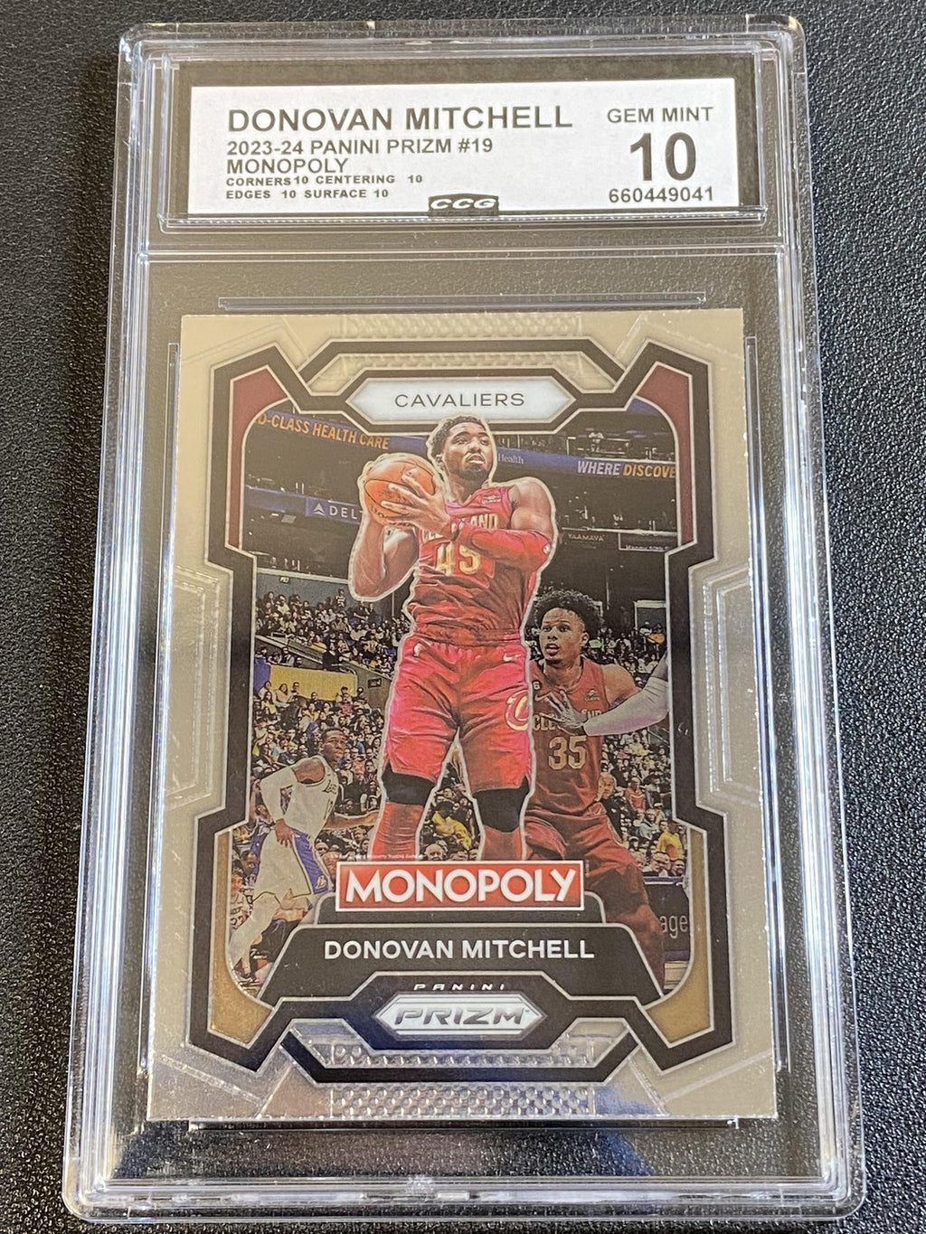 Donovan Mitchell 2023 Panini Prizm Monopoly CCG 10 Cavaliers