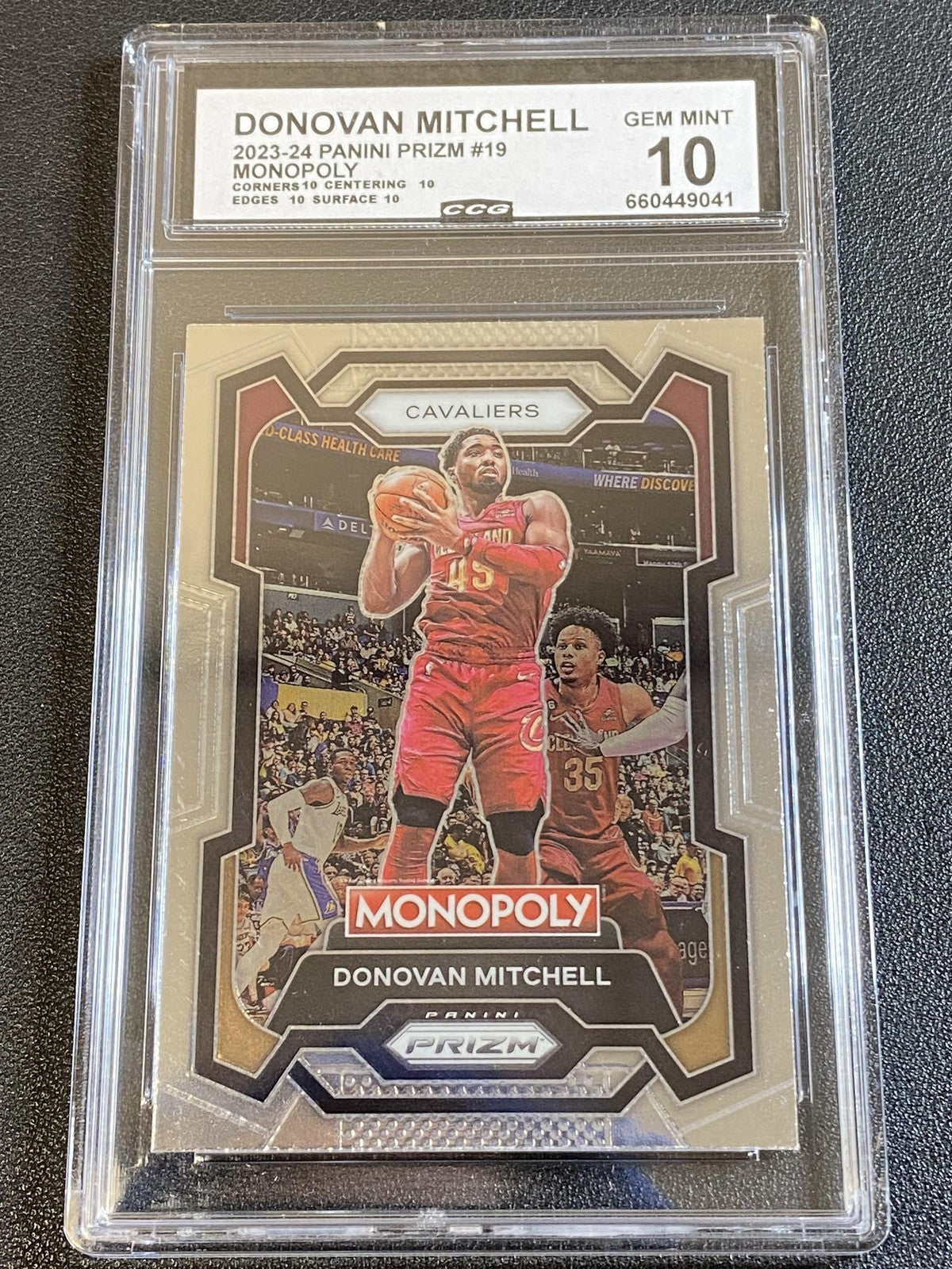 Donovan Mitchell 2023 Panini Prizm Monopoly CCG 10 Cavaliers